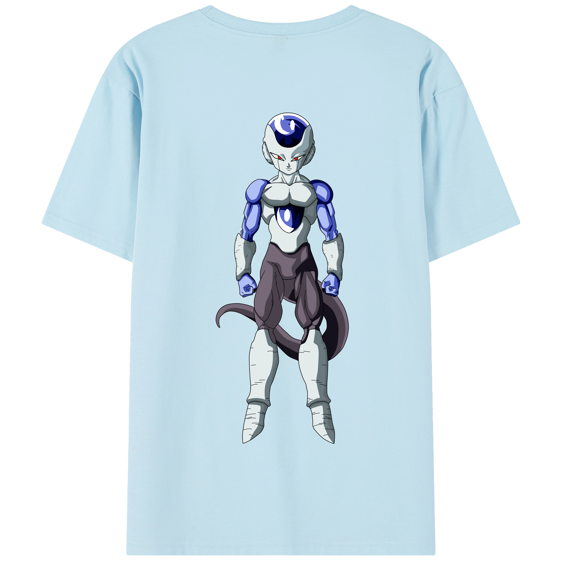 （画像用） ドラゴンボール フリーザ DRAGON BALL Frieza 綿100％半袖Tシャツ（背面プリント）